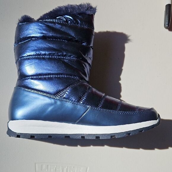 Tony little puffer boot navy - Picture 3 of 9